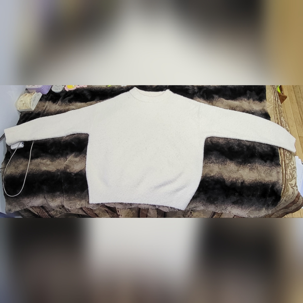 Primark Cares Women's Sweater (Size: Medium 8-10) Exta Cozy & Thick...Ivory